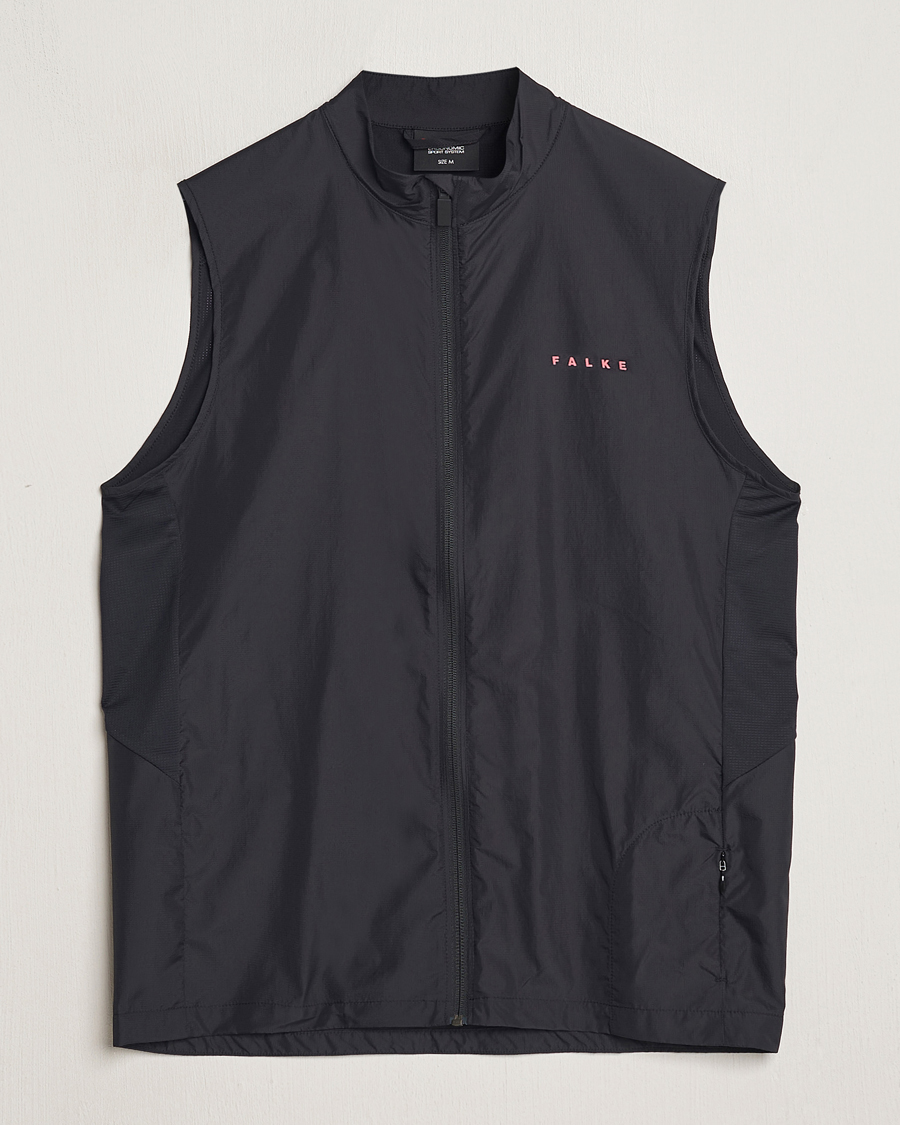 Mies | Puserot | Falke Sport | Falke Recycled Running Vest Black