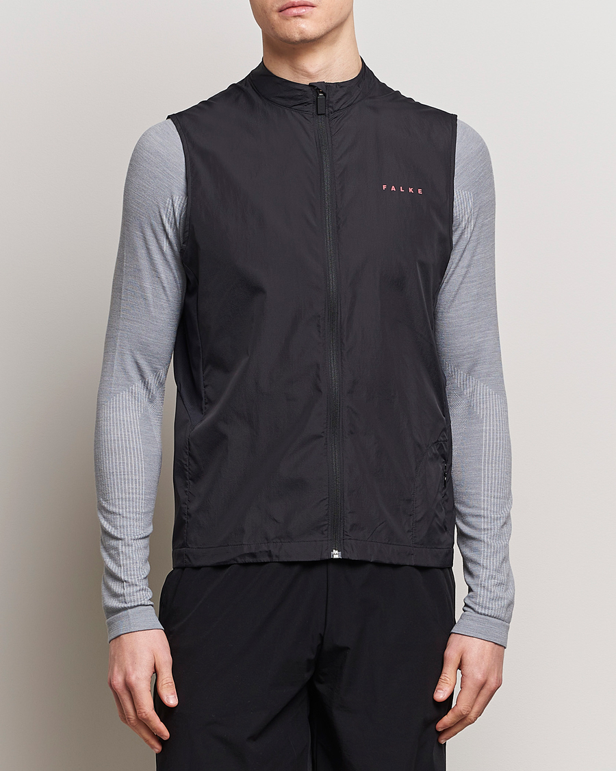 Mies | Puserot | Falke Sport | Falke Recycled Running Vest Black