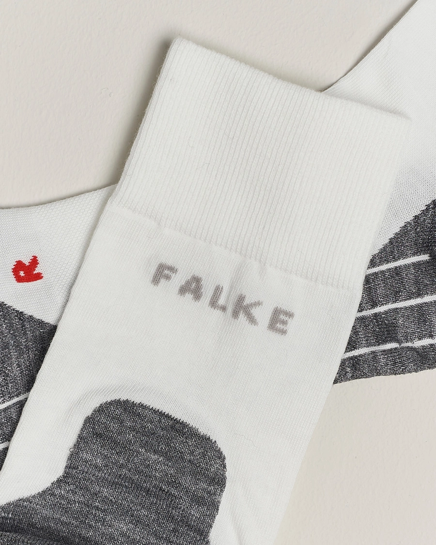 Mies | Varrelliset sukat | Falke Sport | Falke RU4 Endurance Running Socks White Mix