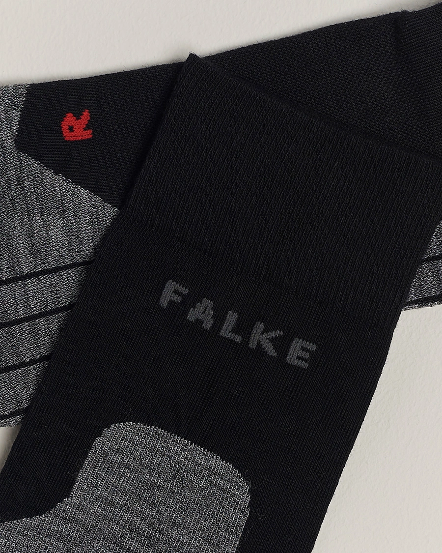 Mies | Varrelliset sukat | Falke Sport | Falke RU4 Endurance Running Socks Black Mix