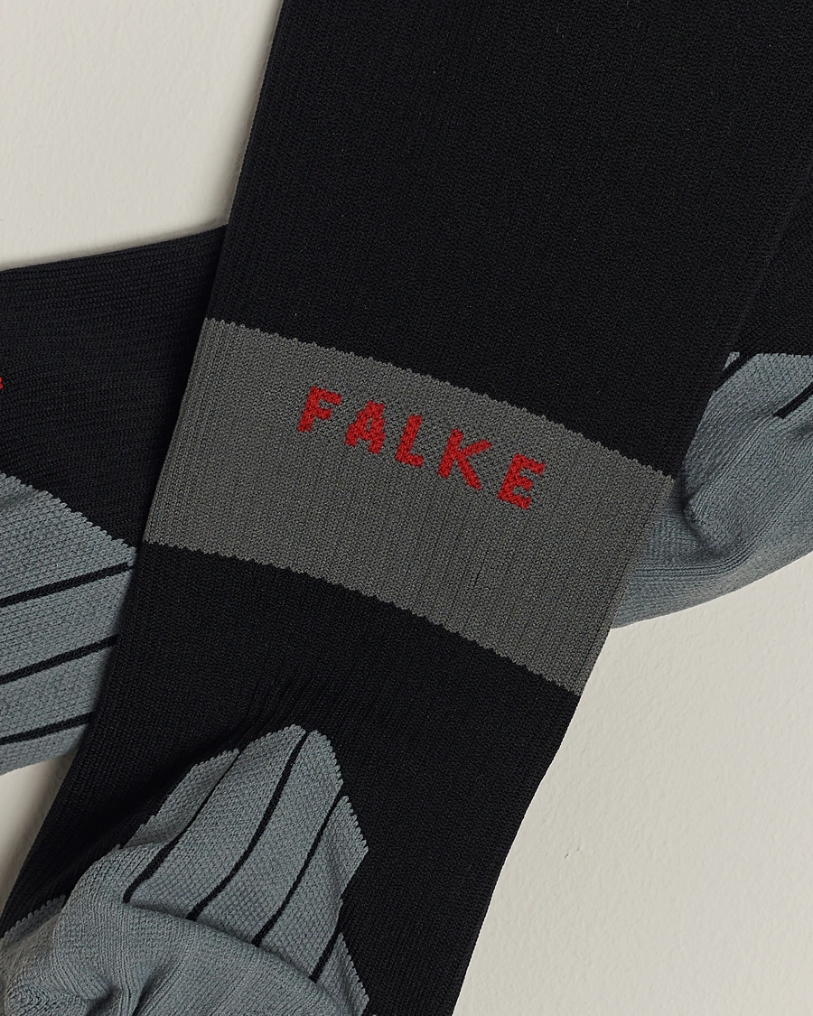 Mies |  | Falke Sport | Falke RU Compression Running Socks Black Mix