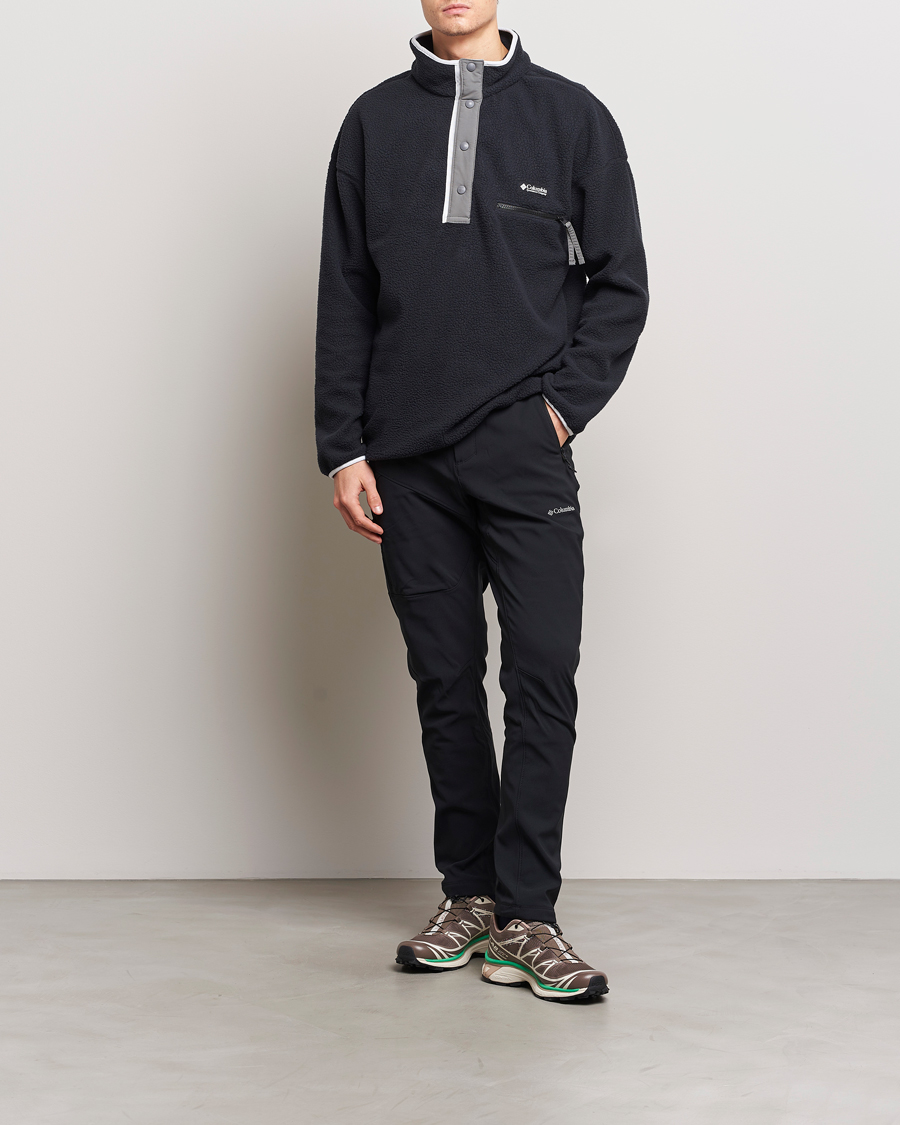 Mies | Puserot | Columbia | Helvetia Half Snap Fleece Black