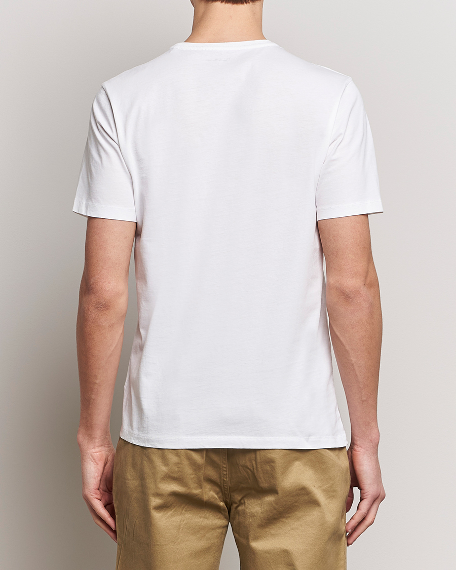 Mies | T-paidat | KnowledgeCotton Apparel | Agnar Basic T-Shirt Bright White