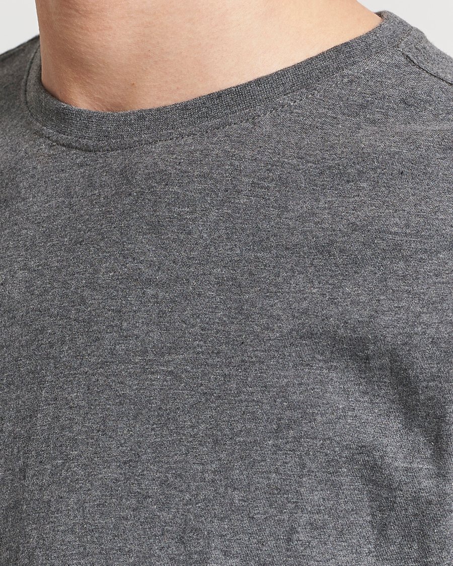 Mies | T-paidat | KnowledgeCotton Apparel | Agnar Basic T-Shirt Dark Grey Melange