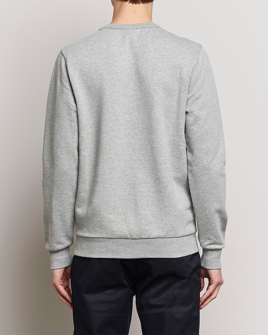 Mies | Puserot | KnowledgeCotton Apparel | Erik Badge Sweatshirt Grey Melange