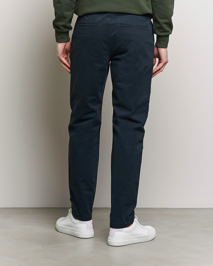 Mies | Housut | KnowledgeCotton Apparel | Chuck Regular Cotton Twill Chino Total Eclipse