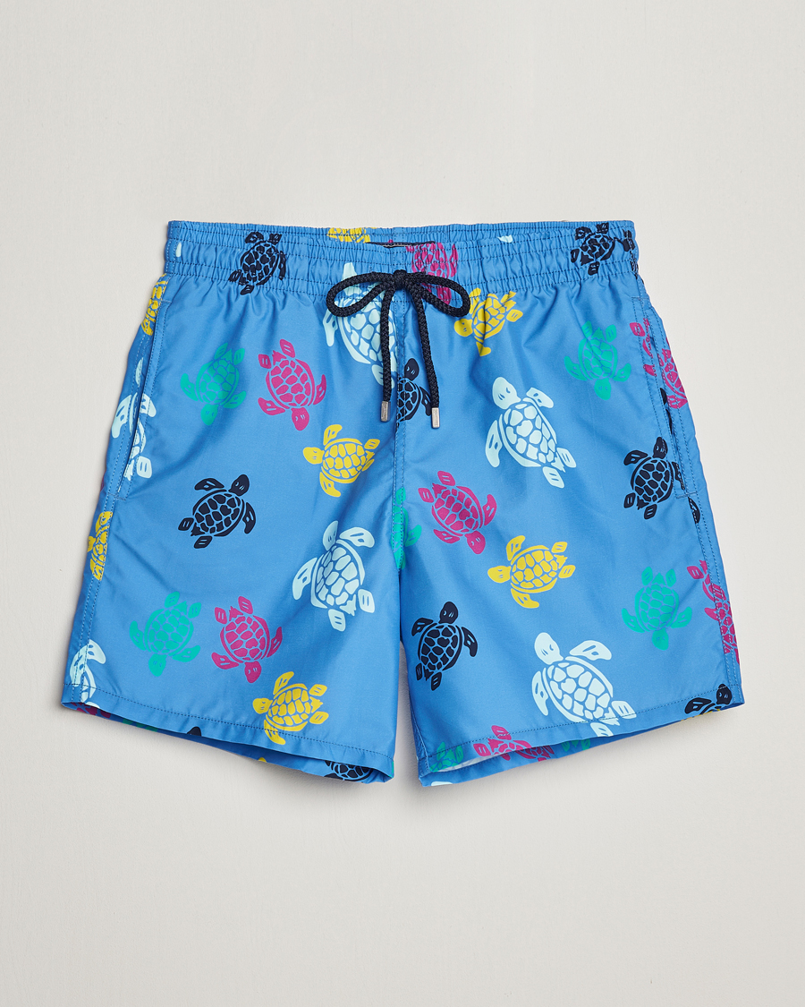 Mies | Uimahousut | Vilebrequin | Moorea Tortues Swim Shorts Blue