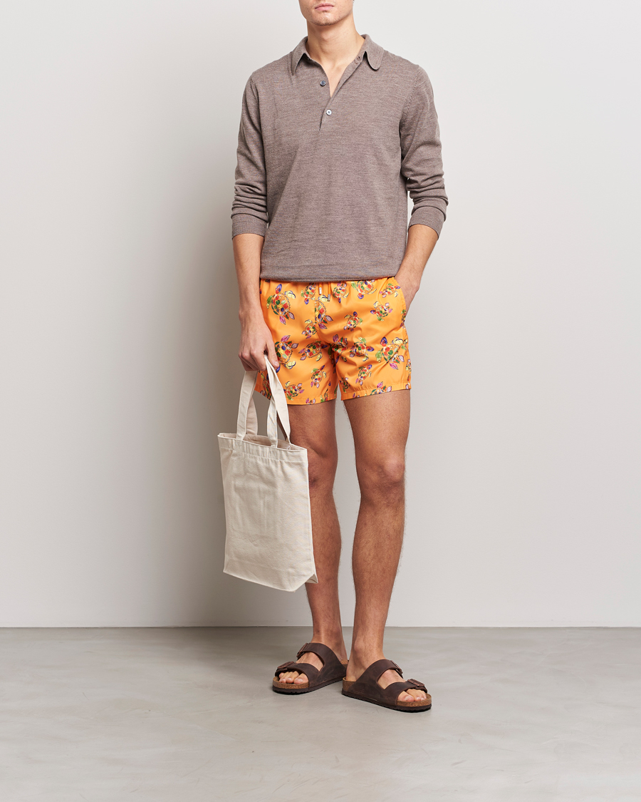 Mies | Uimahousut | Vilebrequin | Mahina Rataturtles Swim Shorts Carotte