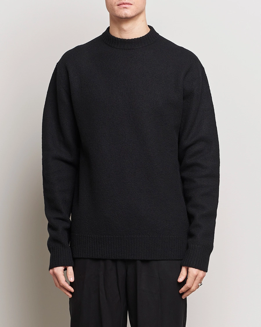 Mies | Jil Sander | Jil Sander | Lightweight Merino Wool Sweater Black