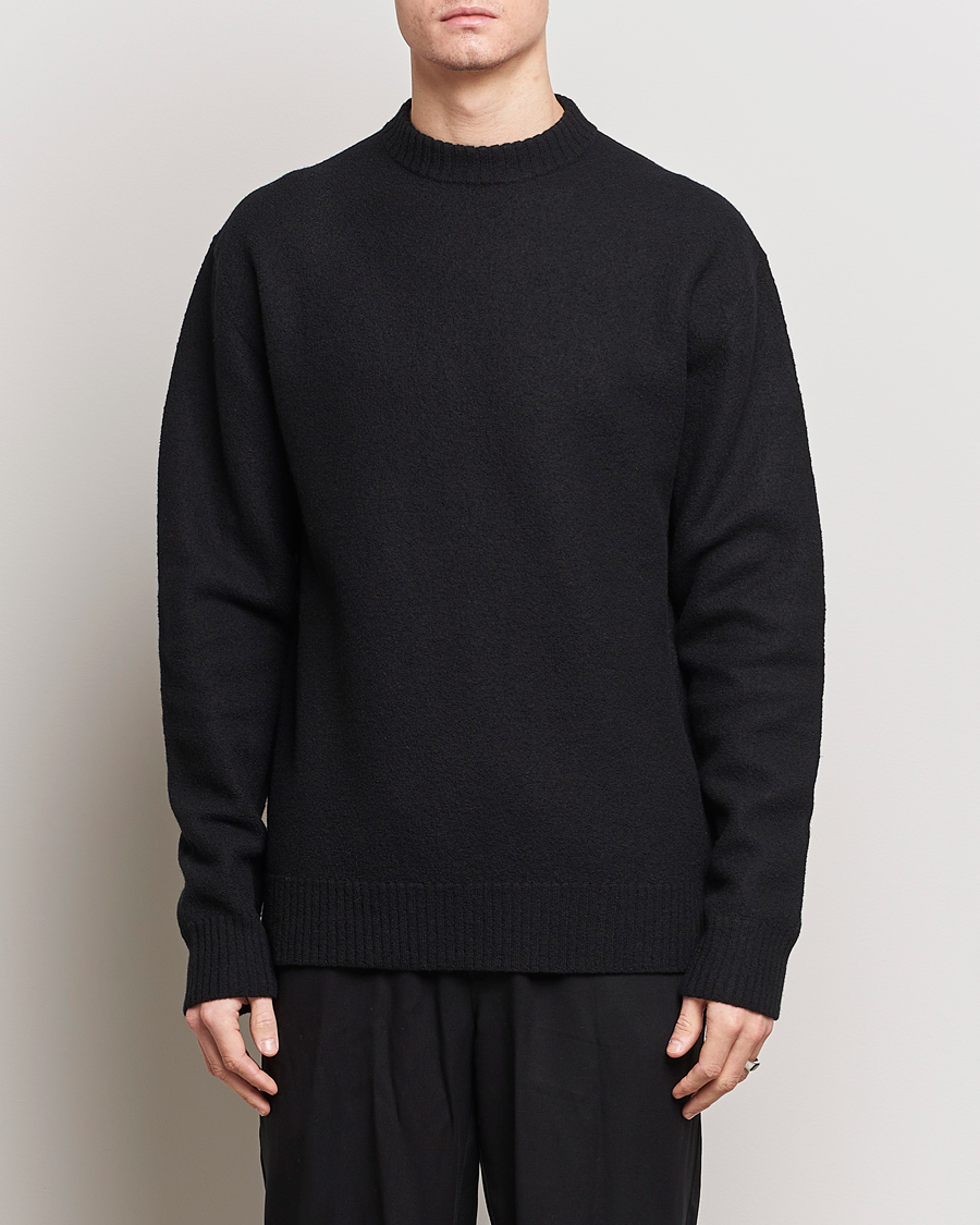 Mies | Puserot | Jil Sander | Lightweight Merino Wool Sweater Black
