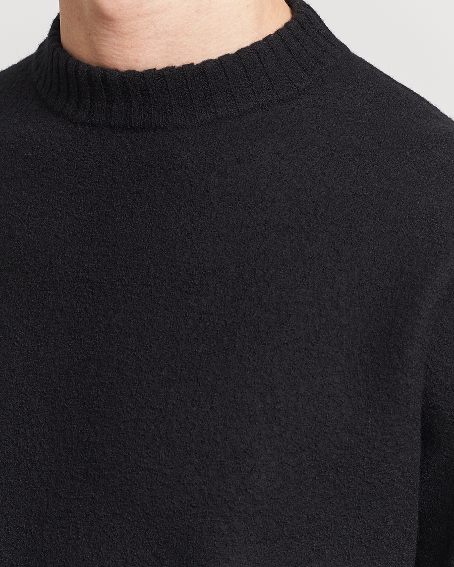 Mies | Puserot | Jil Sander | Lightweight Merino Wool Sweater Black