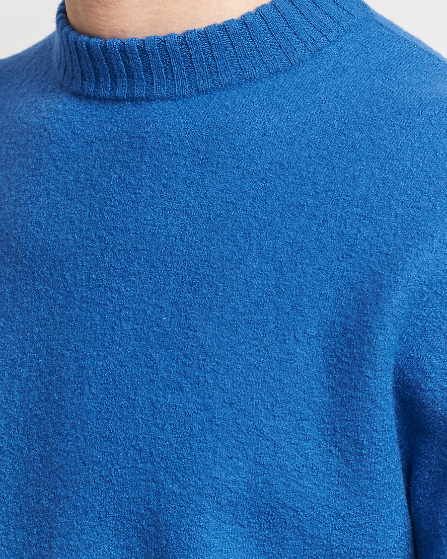 Mies | Puserot | Jil Sander | Lightweight Merino Wool Sweater Space Blue