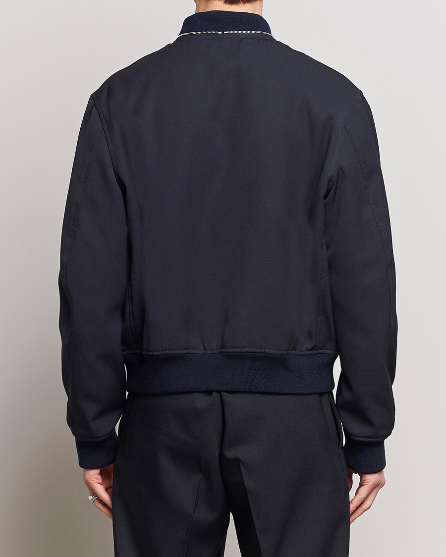 Mies | Takit | Jil Sander | Wool Gabardine Bomber Jacket Navy