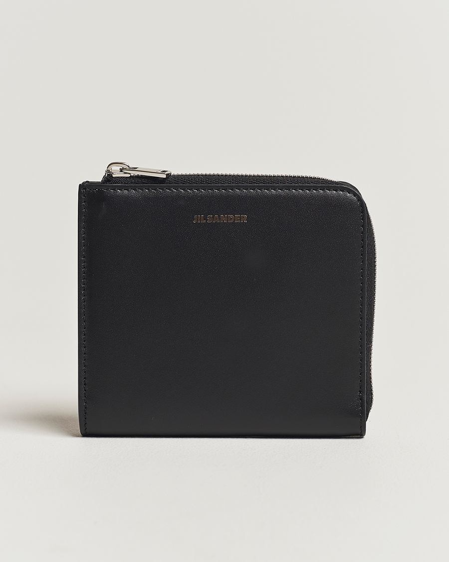 Mies | Jil Sander Soft Calf Wallet Black | Jil Sander | Soft Calf Wallet Black