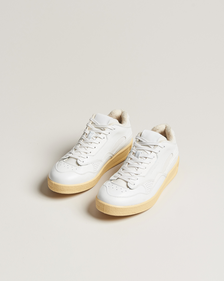 Mies | Jil Sander Low Basket Sneakers White | Jil Sander | Low Basket Sneakers White