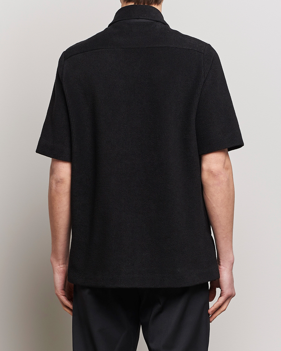 Mies | Kauluspaidat | Jil Sander | Full Zip Camp Shirt Black