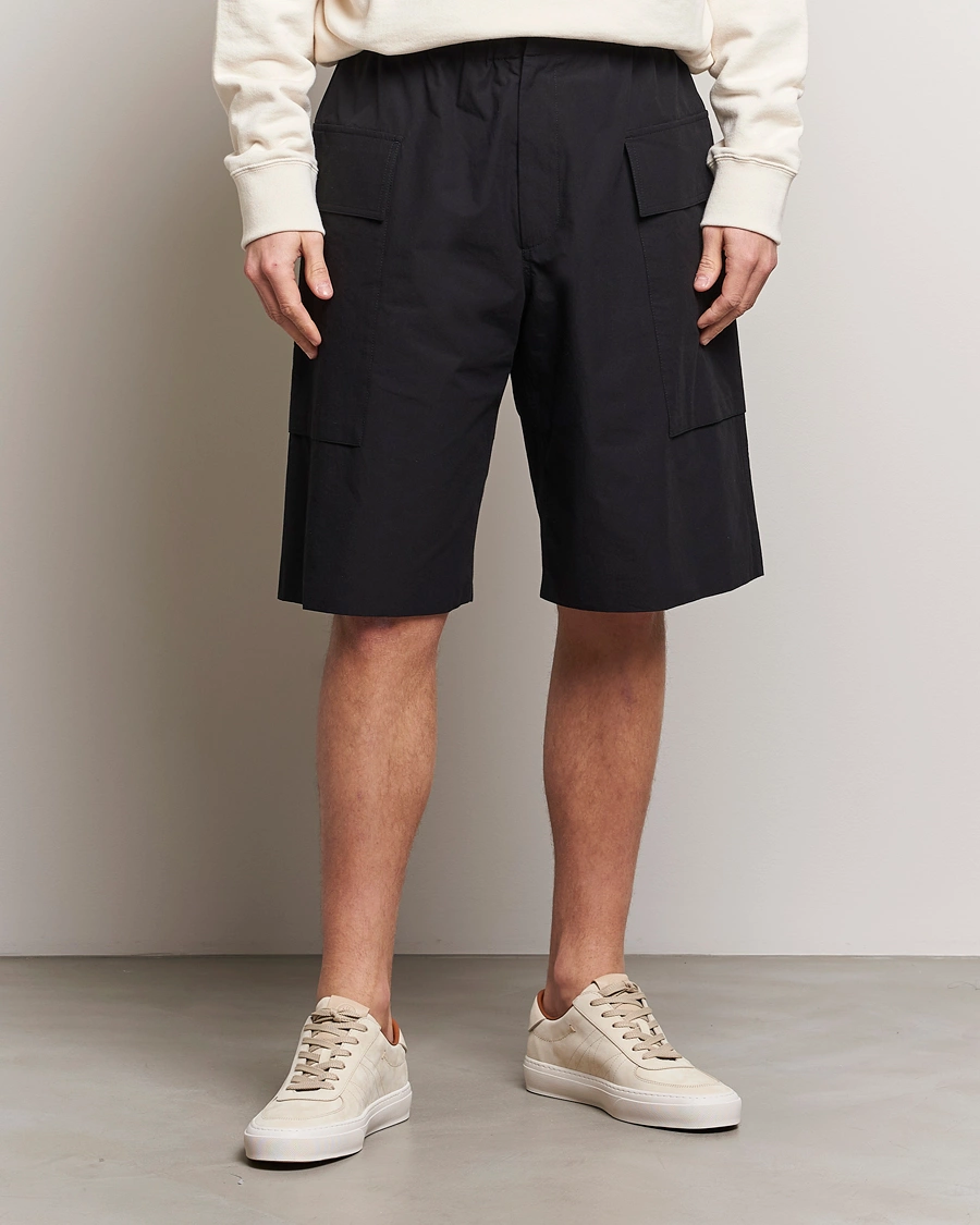 Mies | Chino-shortsit | Jil Sander | Relaxed Fit Drawstring Shorts Black