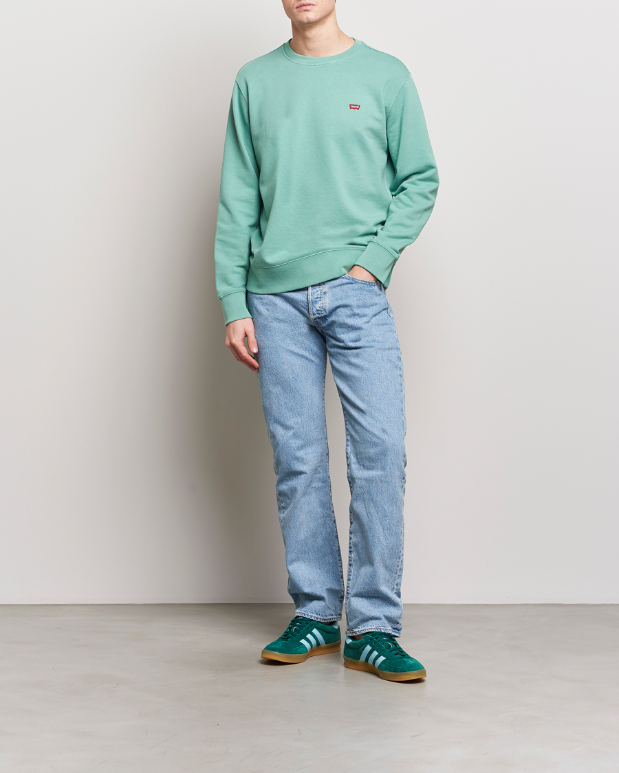 Mies | Puserot | Levi's | Original Crew Neck Sweatshirt Feldspar Green