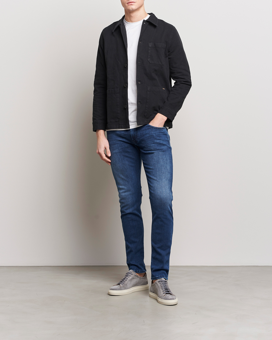 Mies | Farkut | Replay | Anbass Powerstretch Jeans Medium Blue