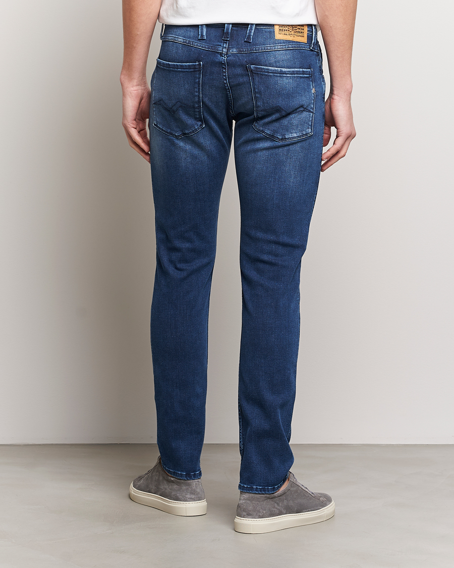 Mies | Farkut | Replay | Anbass Powerstretch Jeans Medium Blue