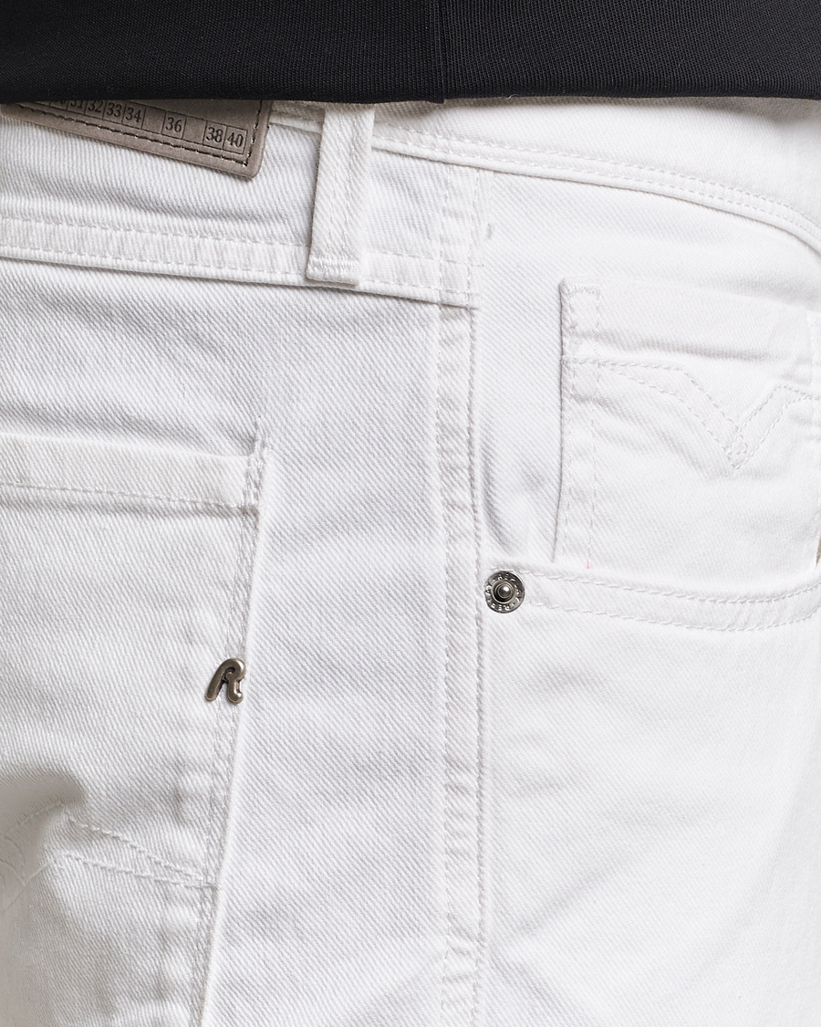 Mies | Farkut | Replay | Anbass Powerstretch Jeans White