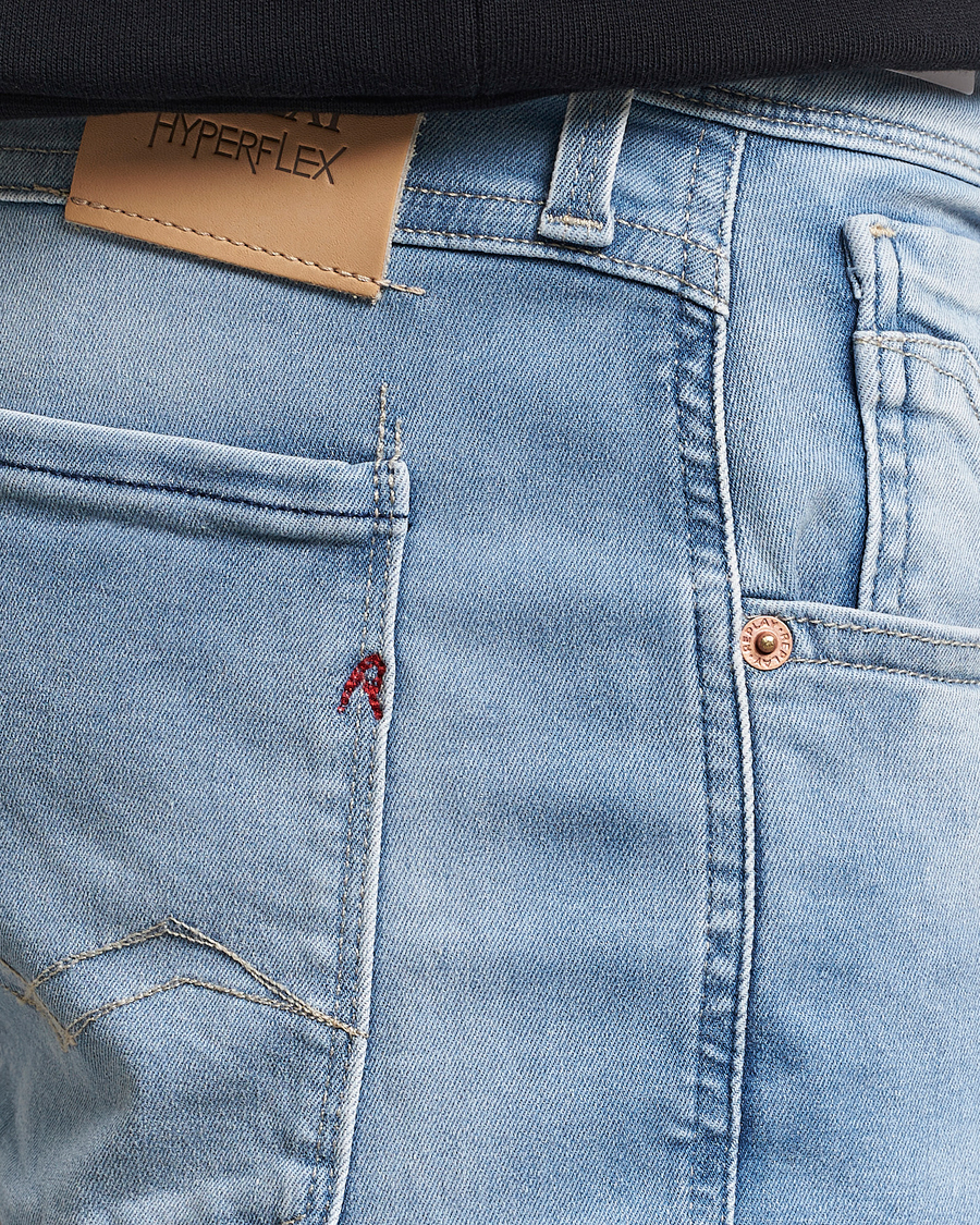 Mies | Farkut | Replay | Anbass Hyperflex Re-Used Jeans Medium Blue