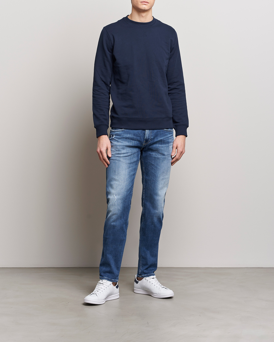 Mies | Farkut | Replay | Anbass 5 Year Stretch Jeans Medium Blue