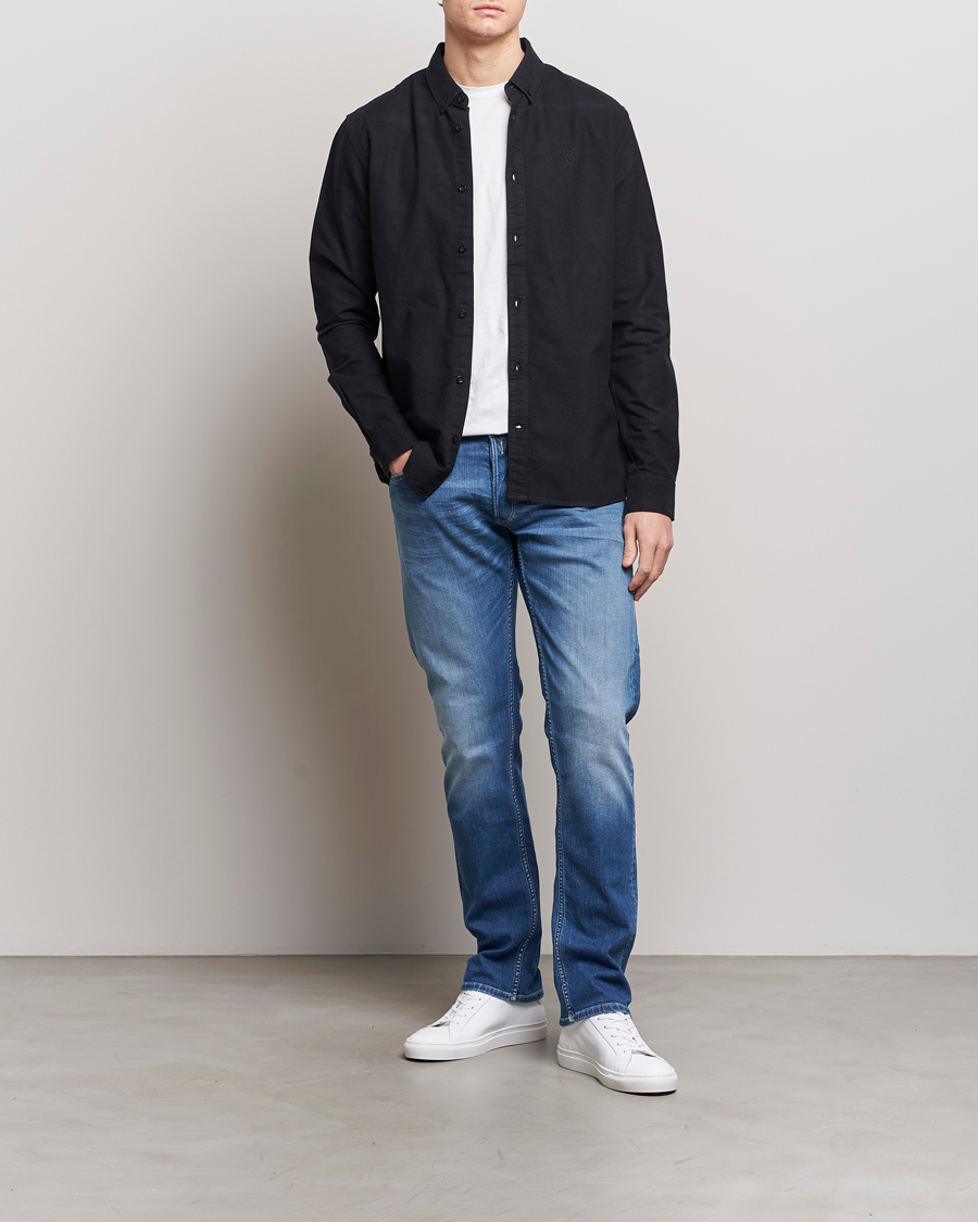 Mies | Farkut | Replay | Grover Straight Fit Stretch Jeans Medium Blue