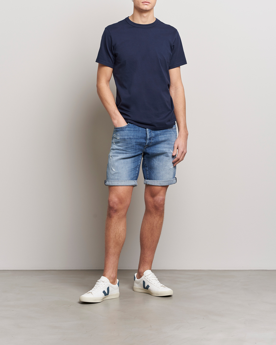 Mies | Shortsit | Replay | RBJ981 10 Year Wash Denim Shorts Medium Blue