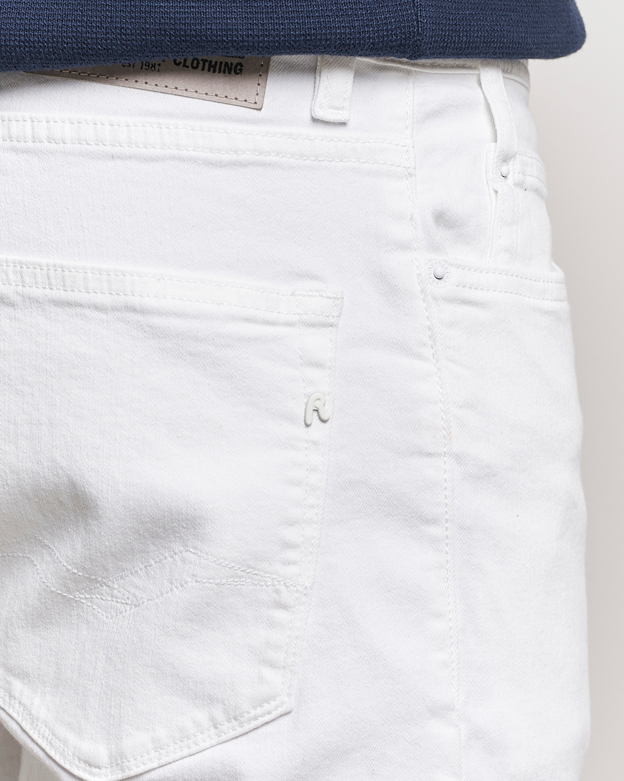 Mies | Shortsit | Replay | RBJ981 Super Stretch Denim Shorts White