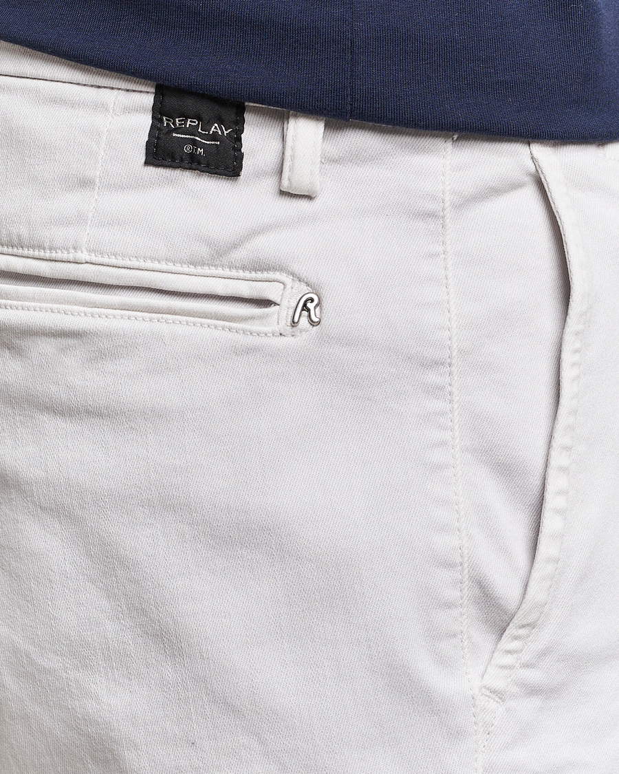Mies | Shortsit | Replay | Benni Hyperflex Shorts Pearl Grey