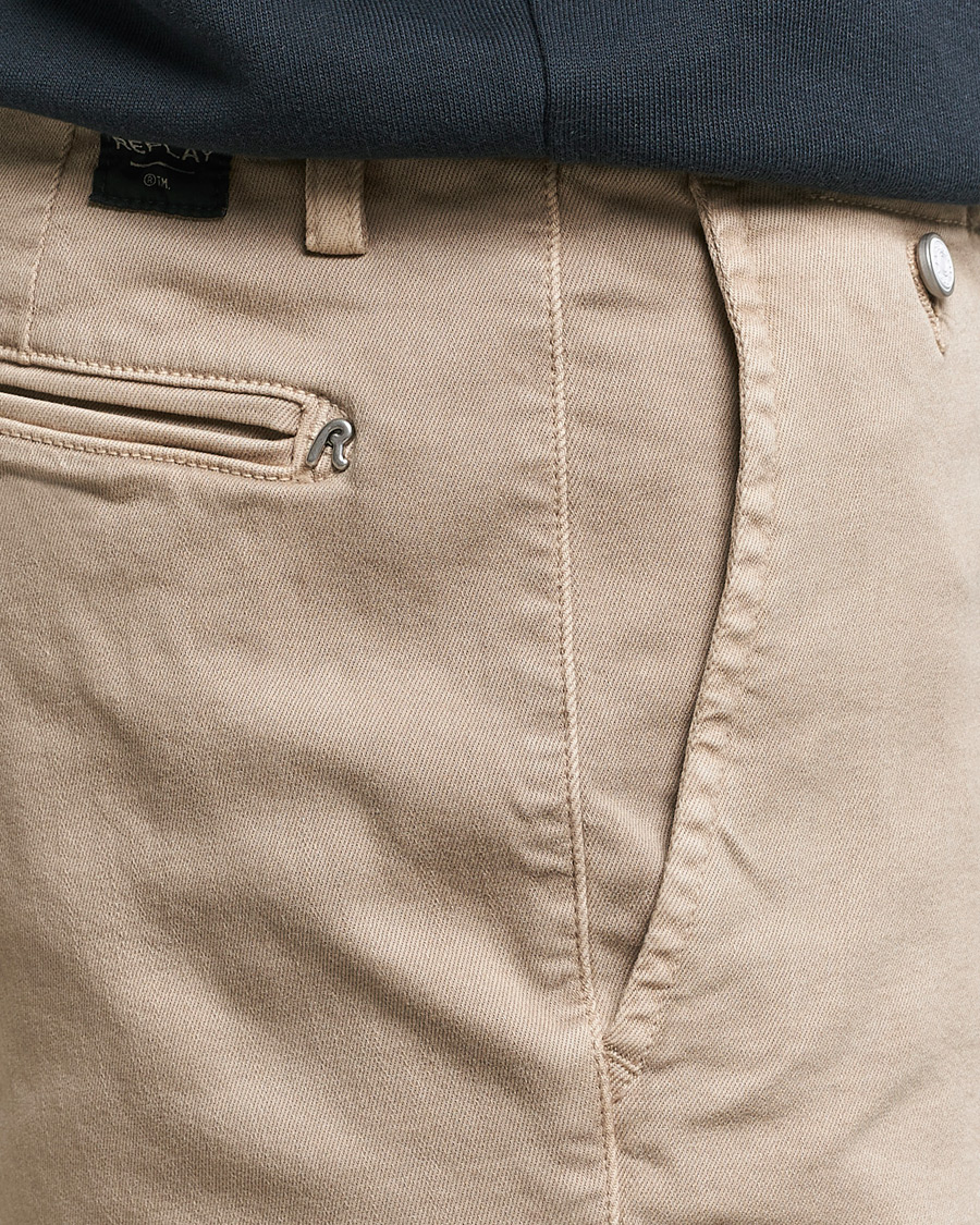 Mies | Shortsit | Replay | Benni Hyperflex Shorts Coffee Cream