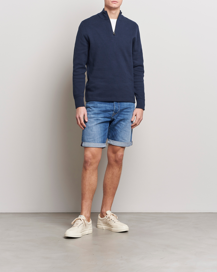 Mies | Shortsit | Replay | RBJ981 Super Stretch Bio Denim Shorts Medium Blue