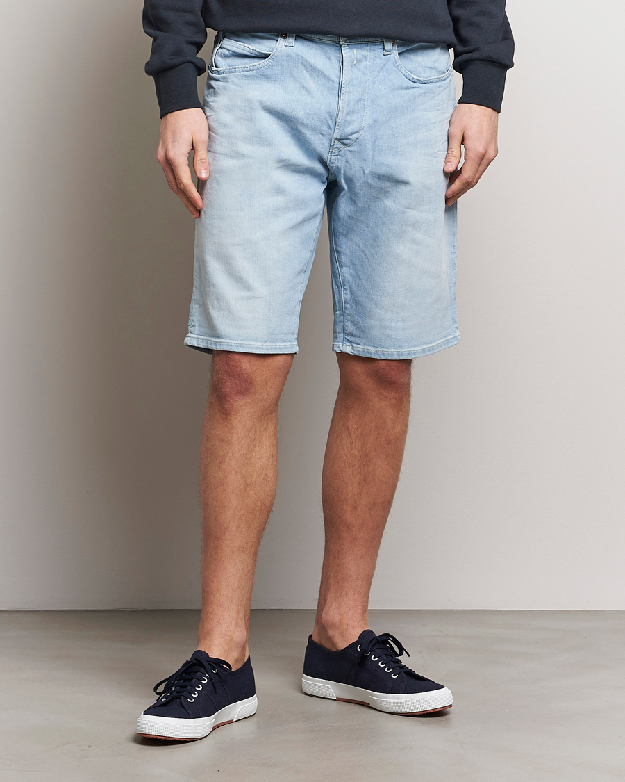 Mies | Shortsit | Replay | RBJ981 Super Stretch Bio Denim Shorts Light Blue