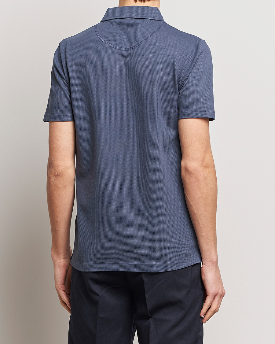 Mies | Pikeet | Sunspel | Riviera Polo Shirt Slate Blue
