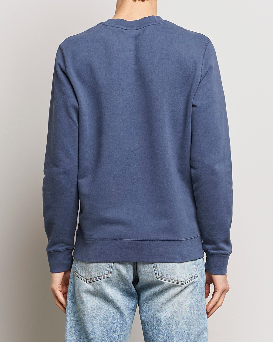 Mies | Puserot | Sunspel | Loopback Sweatshirt Slate Blue
