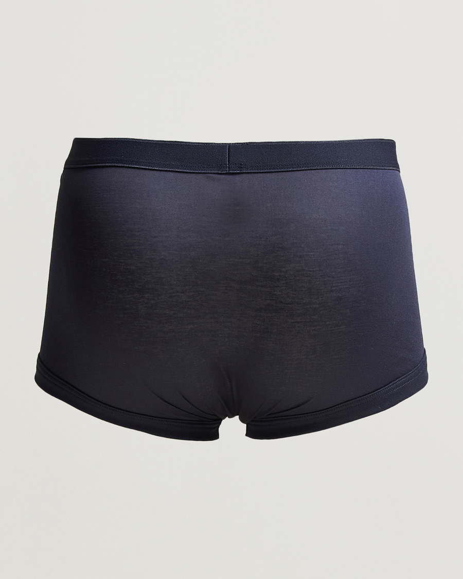 Mies | Alusvaatteet | Zimmerli of Switzerland | Sea Island Cotton Boxer Briefs Navy