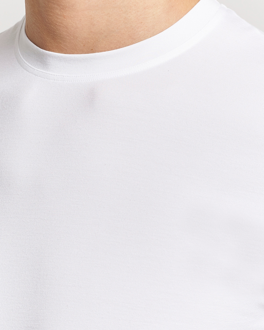 Mies | T-paidat | Zimmerli of Switzerland | Pureness Modal Crew Neck T-Shirt White