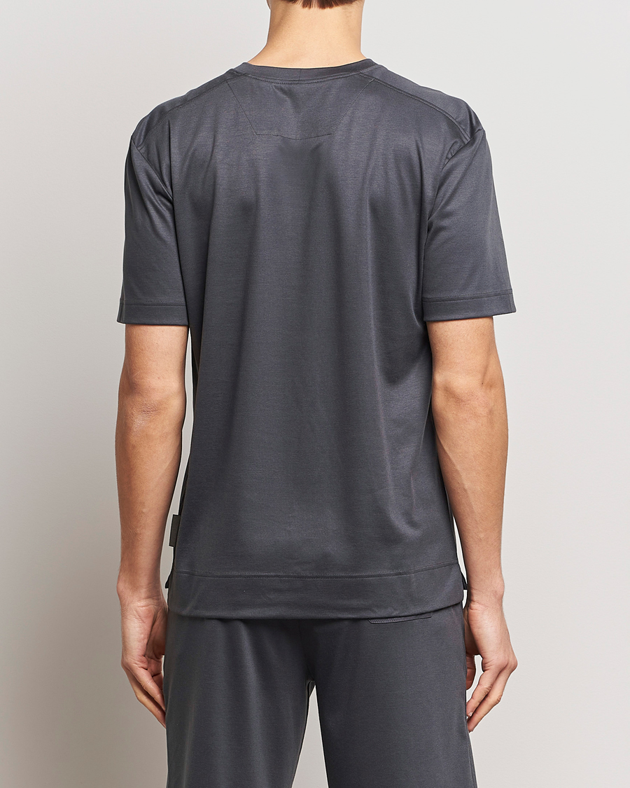 Mies | Zimmerli of Switzerland Cotton/Modal Crew Neck Loungwear T-Shirt Phantom | Zimmerli of Switzerland | Cotton/Modal Crew Neck Loungwear T-Shirt Phantom