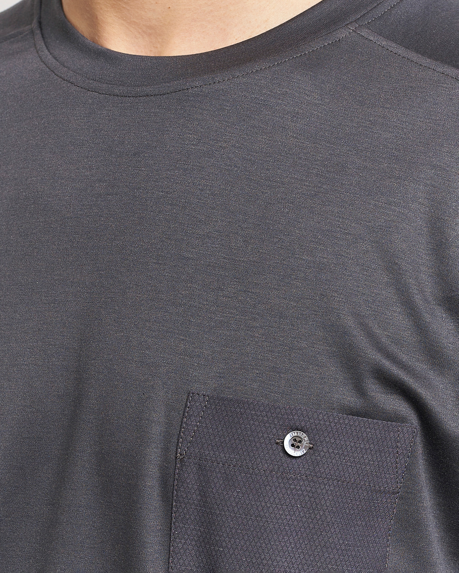 Mies | Zimmerli of Switzerland Cotton/Modal Crew Neck Loungwear T-Shirt Phantom | Zimmerli of Switzerland | Cotton/Modal Crew Neck Loungwear T-Shirt Phantom