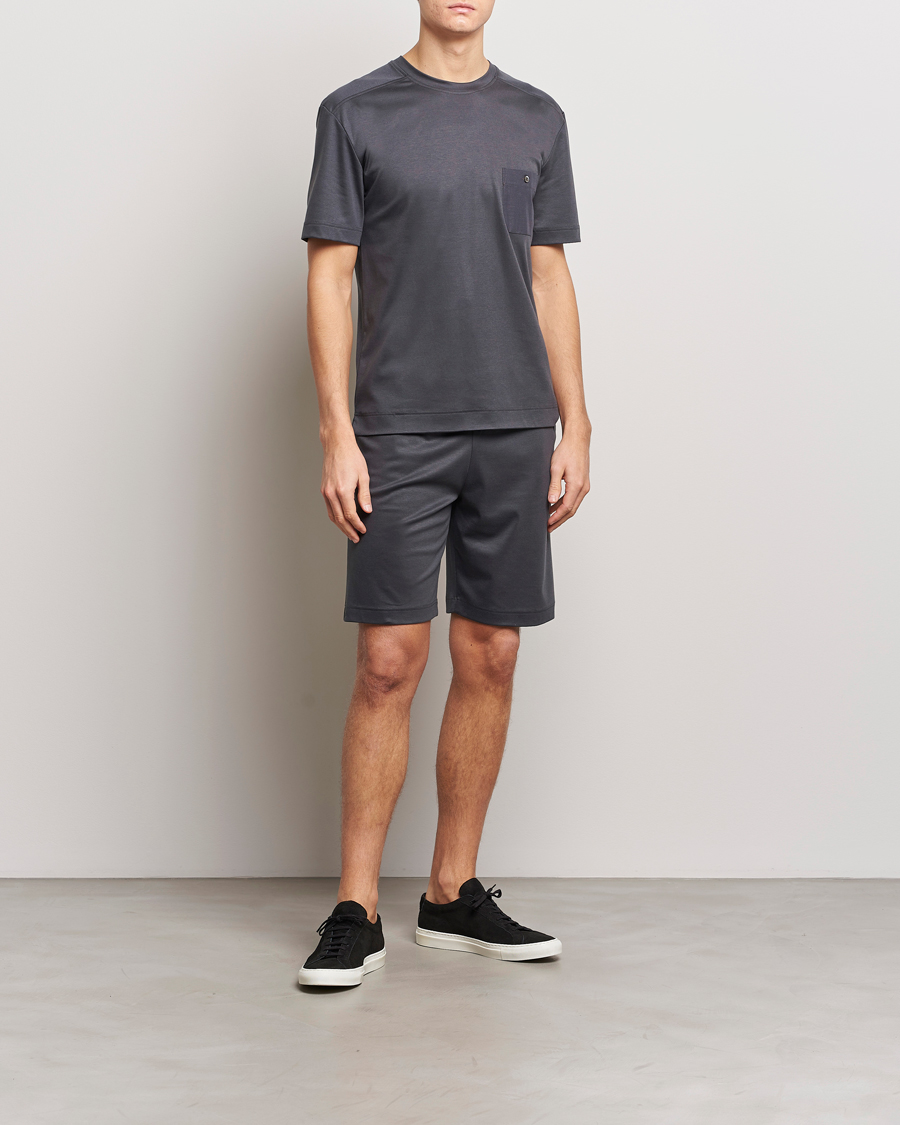 Mies | Yöpuvut ja kylpytakit | Zimmerli of Switzerland | Cotton/Modal Loungewear Shorts Phantom