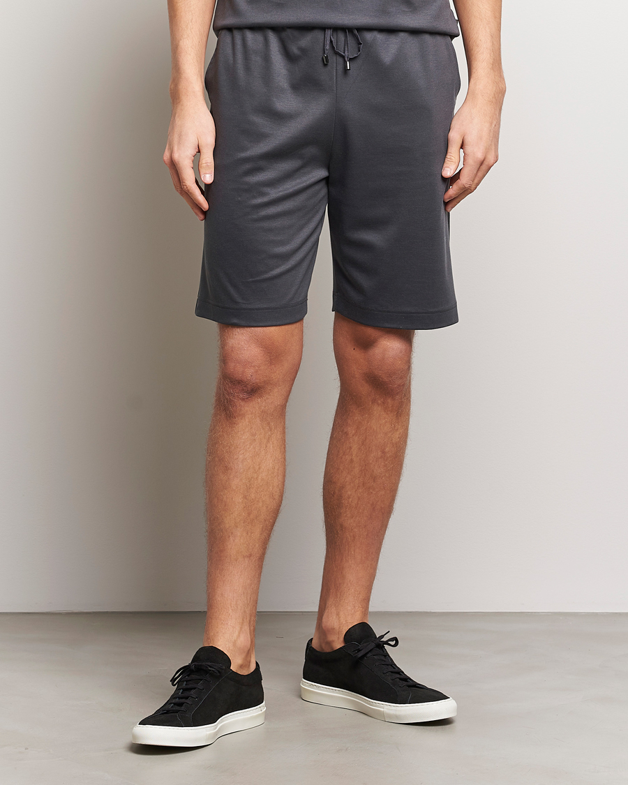 Mies | Yöpuvut ja kylpytakit | Zimmerli of Switzerland | Cotton/Modal Loungewear Shorts Phantom