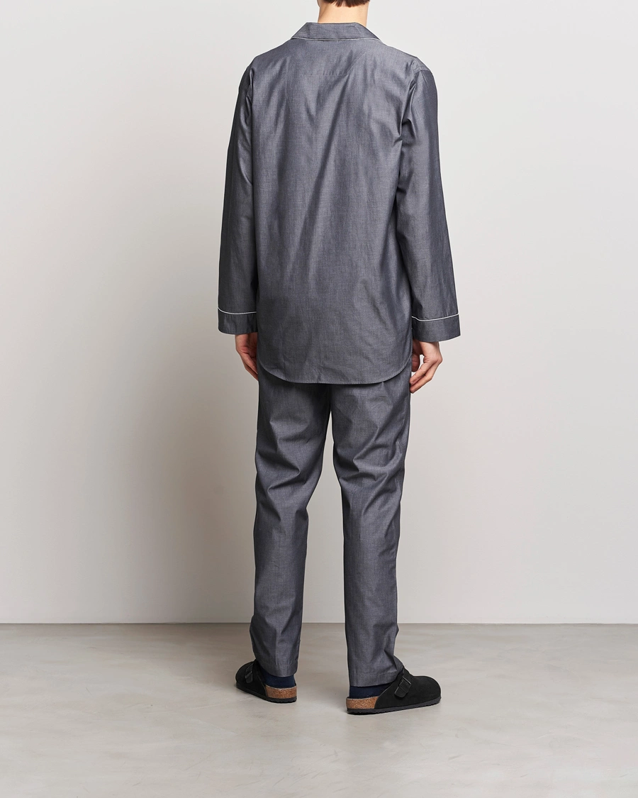 Mies |  | Zimmerli of Switzerland | Mercerised Cotton Pyjamas Dark Grey