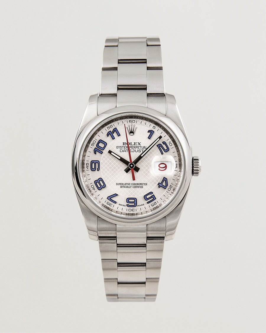 Mies | Rolex Pre-Owned Datejust 116200 Oyster Perpetual Steel Silver | Rolex Pre-Owned | Datejust 116200 Oyster Perpetual Steel Silver