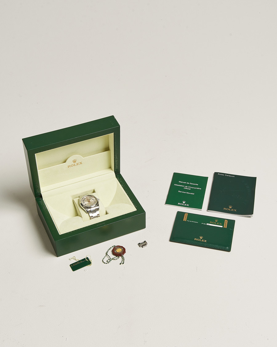 Mies | Rolex Pre-Owned Datejust 116200 Oyster Perpetual Steel Silver | Rolex Pre-Owned | Datejust 116200 Oyster Perpetual Steel Silver