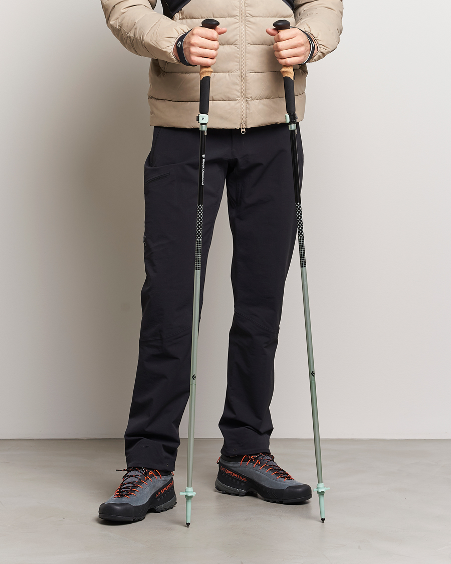 Mies | Active Asusteet | Black Diamond | Distance FLZ Trekking Poles Black/Foam Green