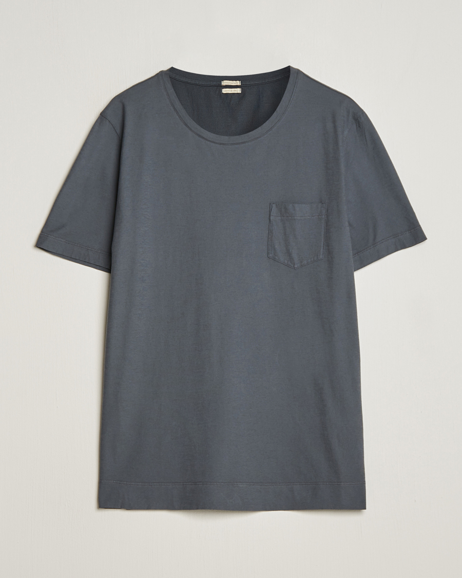 Mies | T-paidat | Massimo Alba | Panarea Watercolor T-Shirt Steel