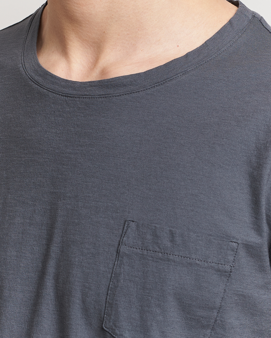 Mies | T-paidat | Massimo Alba | Panarea Watercolor T-Shirt Steel