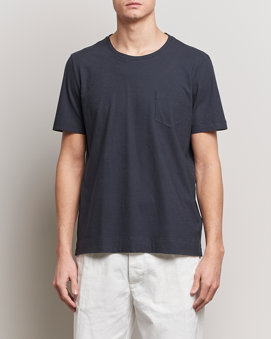 Mies |  | Massimo Alba | Panarea Watercolor T-Shirt Black