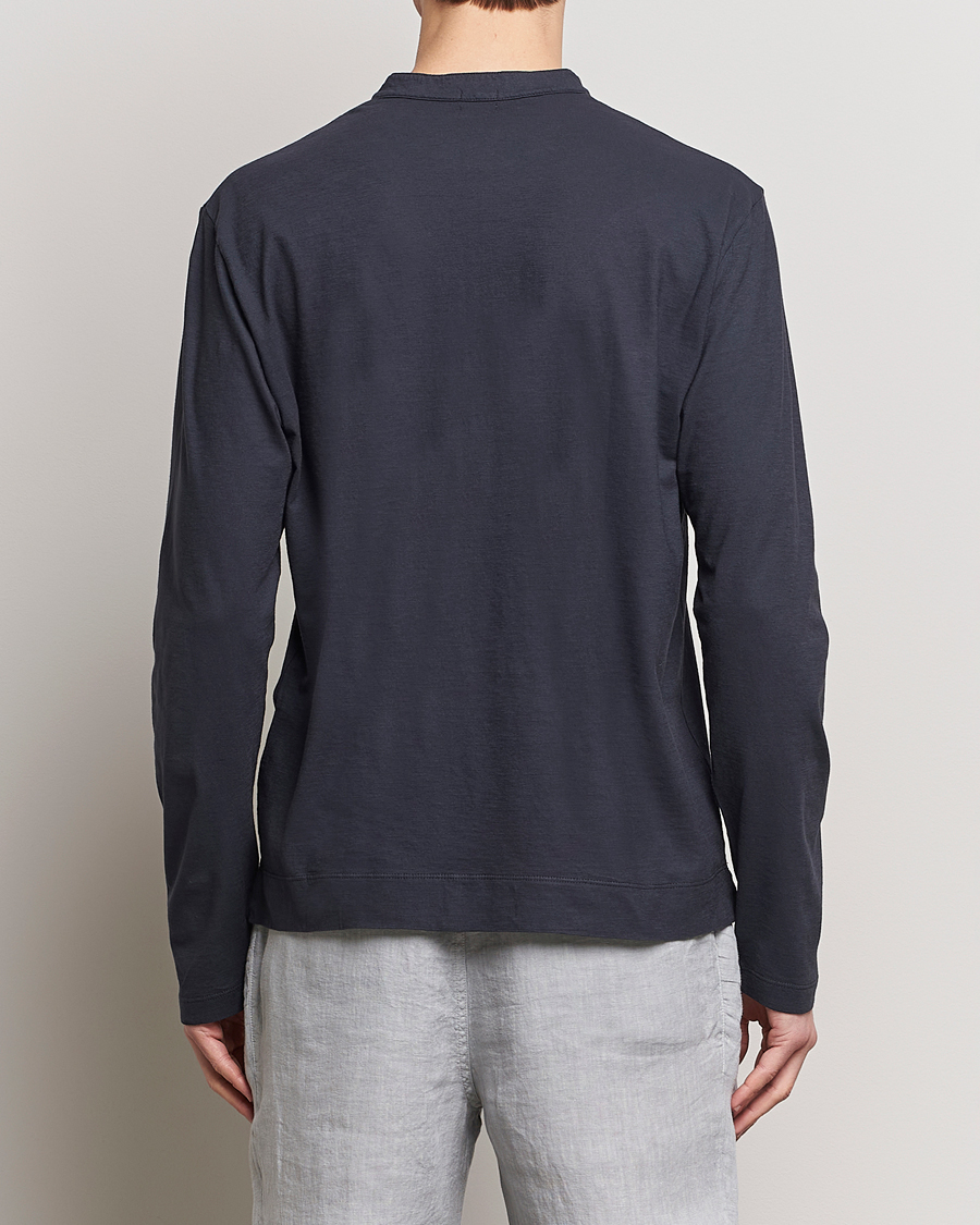 Mies | Puserot | Massimo Alba | Hawai Watercolor Henley Washed Black